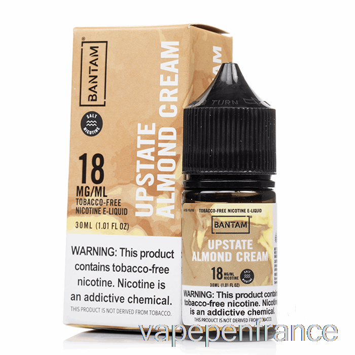 Sels De Crème D'amande Du Nord De L'État - Bantam Vape - 30 Ml 18 Mg Stylo Vape